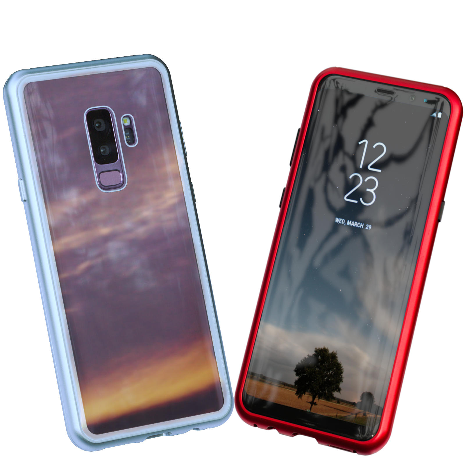 360° Case für Samsung Galaxy S8 S9 Plus S7 Metall