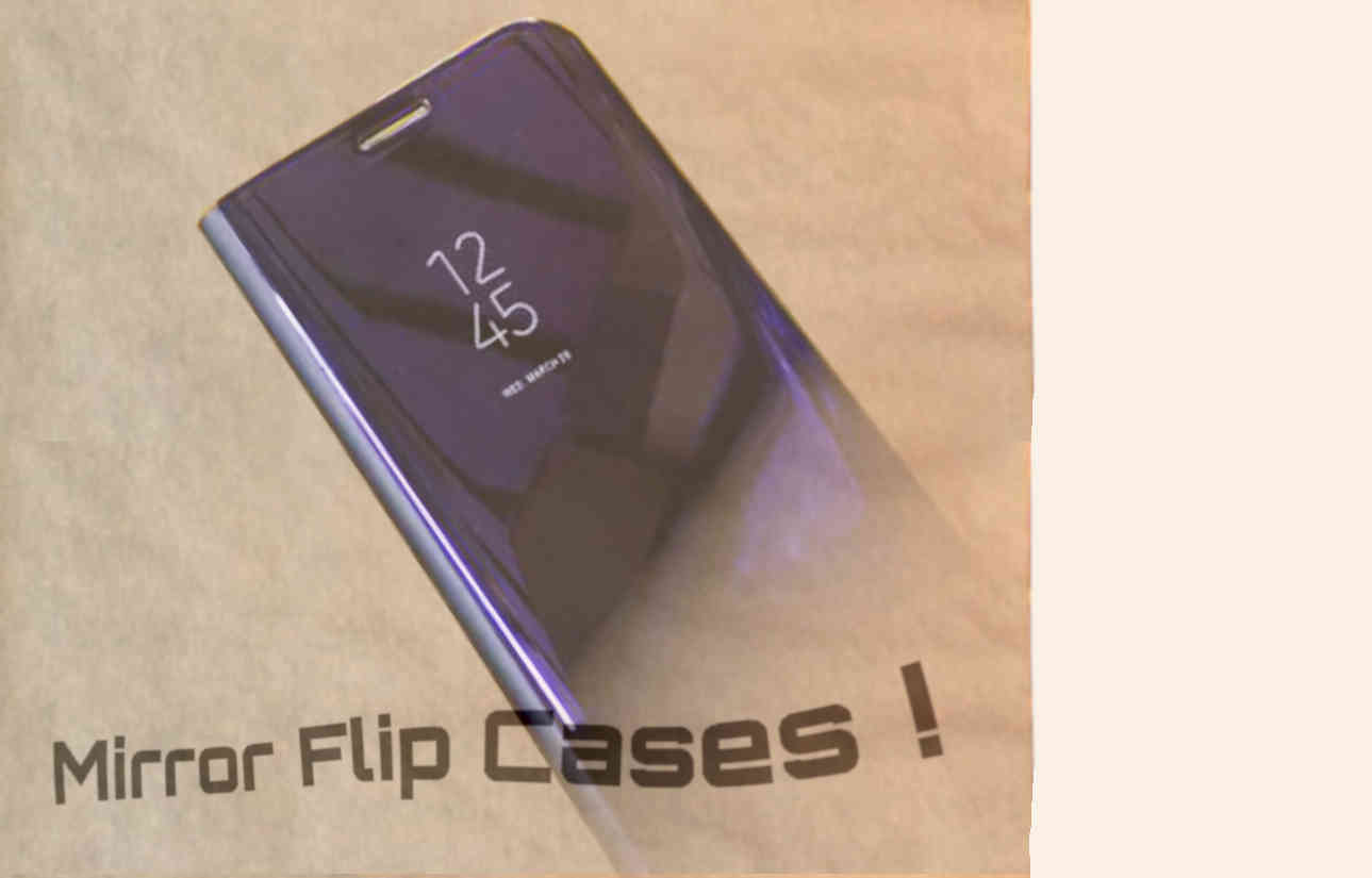 Clear View Flip Case Tasche für Ihr iPhone oder Samsung Handy